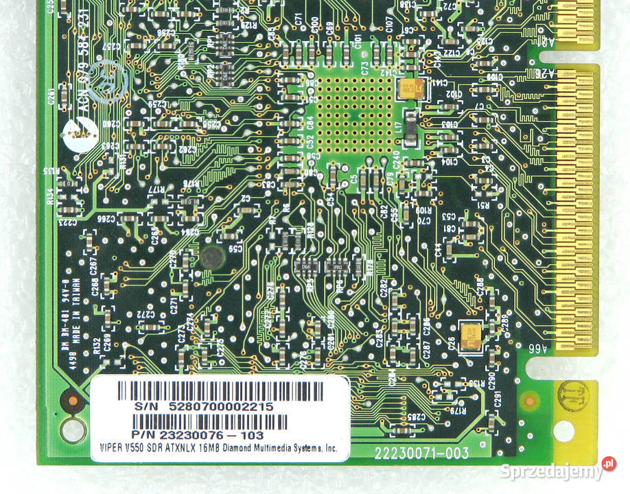Diamond Viper V550 16MB 128bit SDRAM DSUB AGPx2 Karty graficzne Cielądz