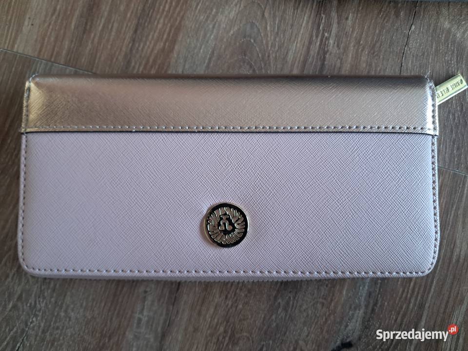 nowy portfel anne klein kolor pudrowy róż brak Sandomierz