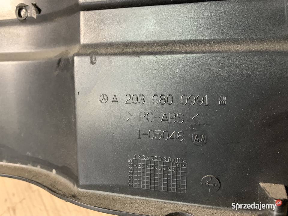 Schowek pasażera A2036800991 mercedes c w203 Szczecin