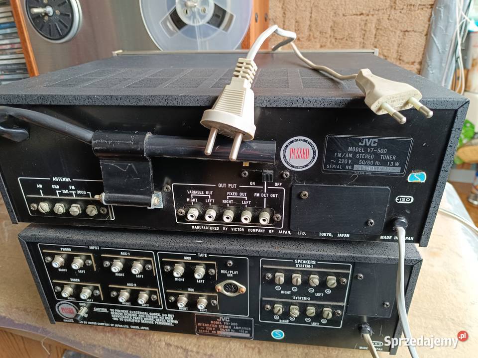 wieża Vintage JVC VT500 VN300 Wieże i miniwieże zachodniopomorskie Mosty