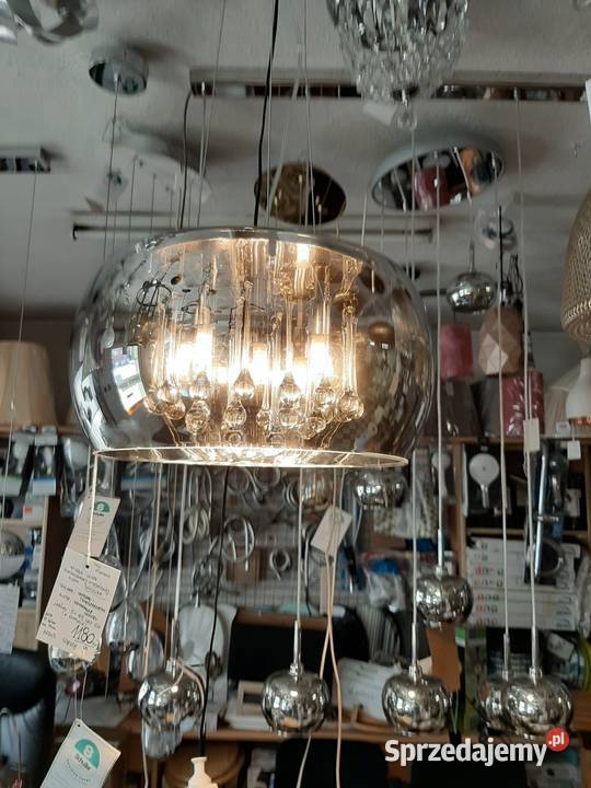 lampa sufitowa szkło kryształ efektowna hisz śląskie Wodzisław Śląski
