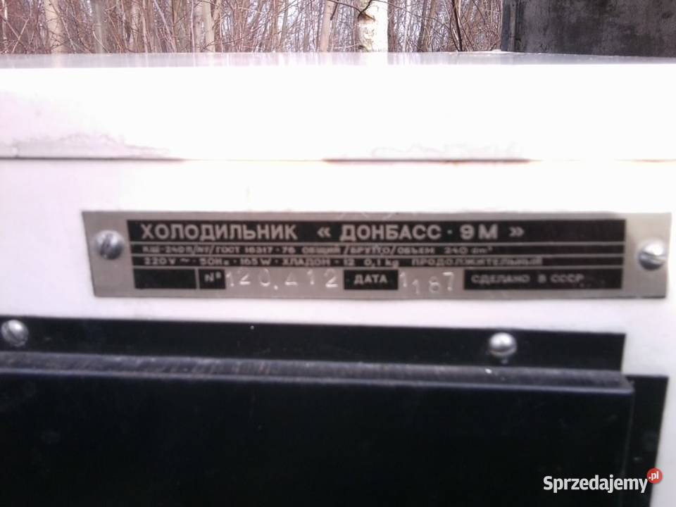 DONBAS9M 240L z 1987 r chłodziarkozamrażalka Knurów