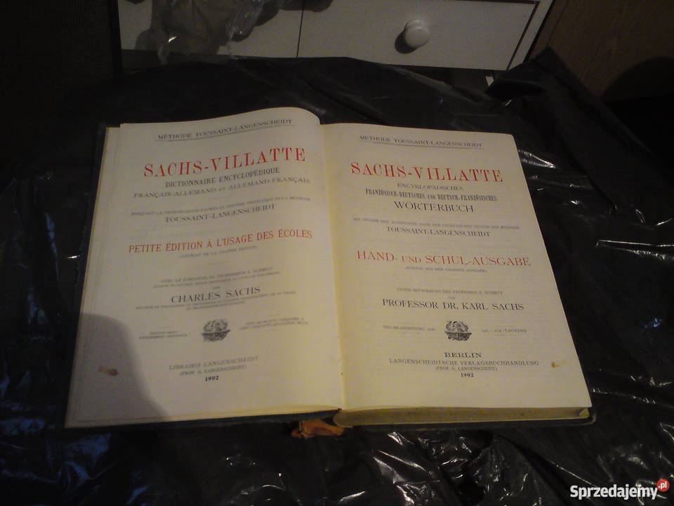encyklopedia niemiecka Rok wydania 1902 mazowieckie Warszawa sprzedam