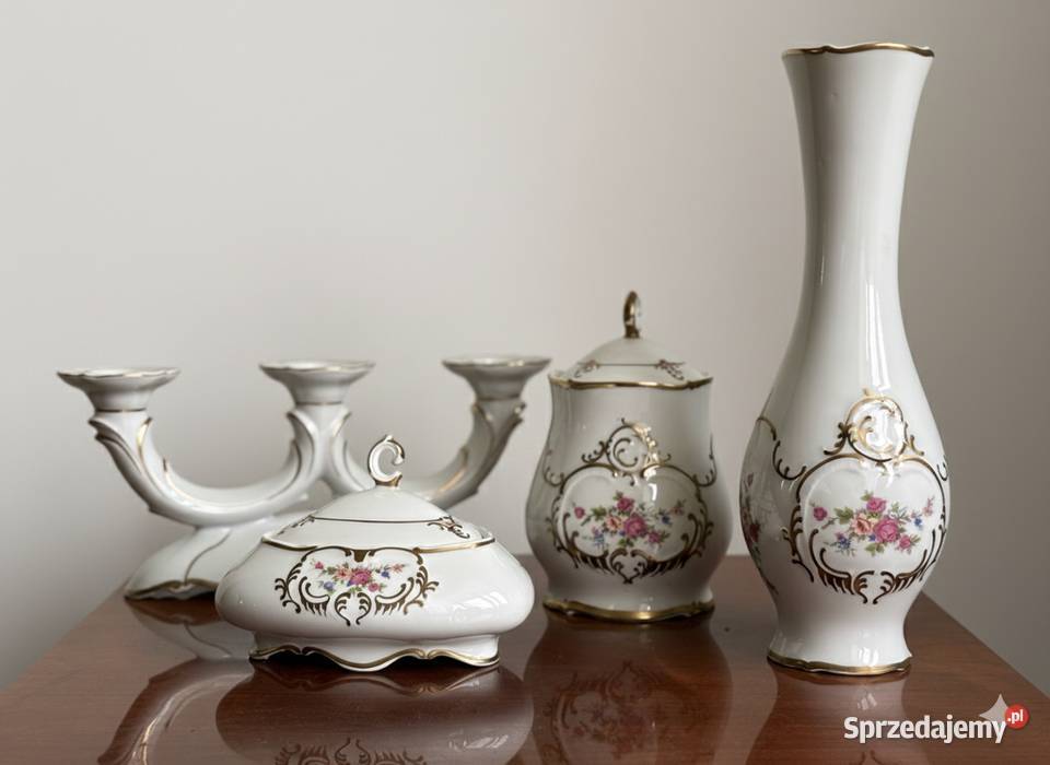 Piękny zestaw porcelanowy Proszowice