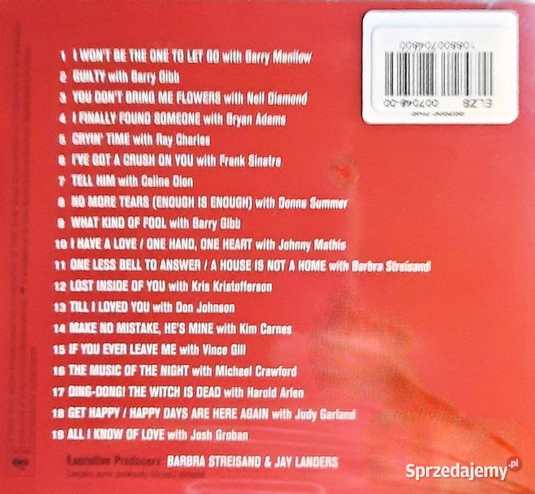 Wspaniały Album CD Barbra Streisand i Gwiazdy Nowy Dwór Mazowiecki