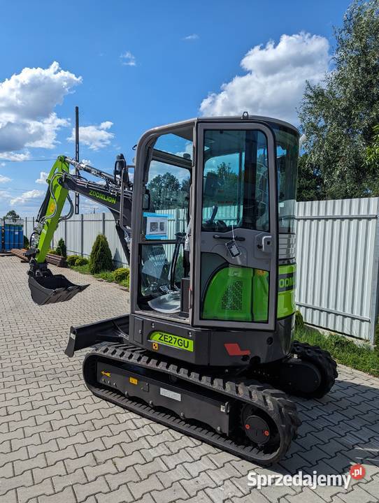 Zoomlion ZE27GU Minikoparka KUBOTA Gwarancja Dodatkowy osprzęt podkarpackie Mielec