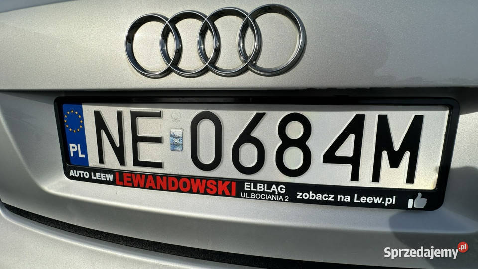 Audi A3 3drzwiowe 20 Diesel Moc 170 Quattro 8P Elbląg