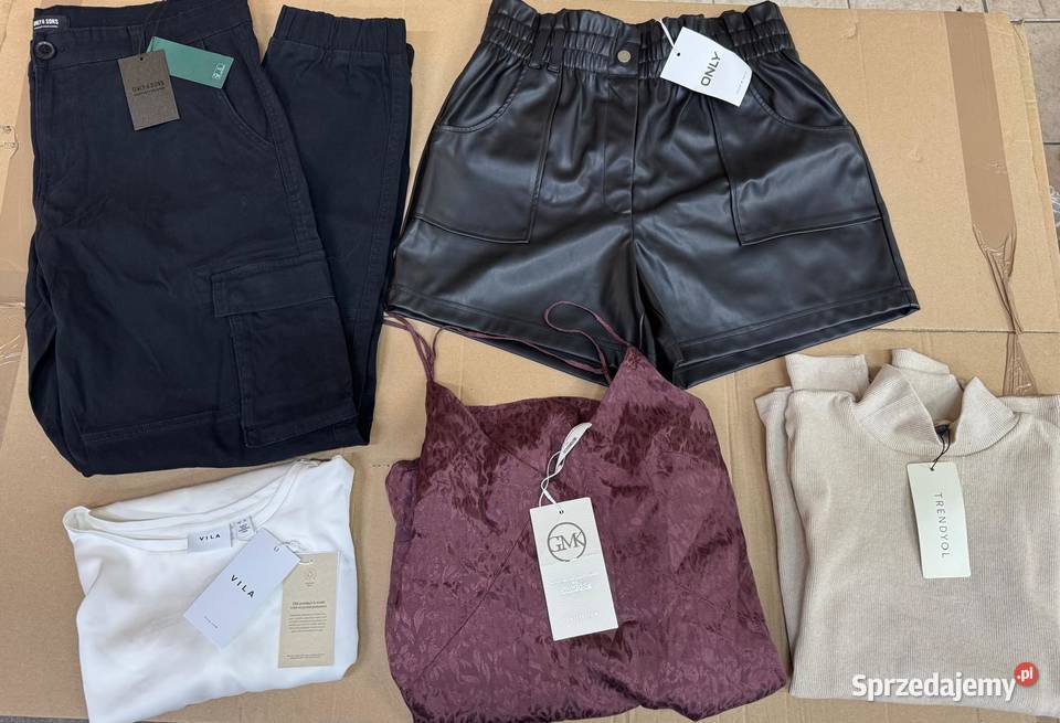 Pakiety odzieży About you Premium outlet hurt kolorowy Bełchatów sprzedam
