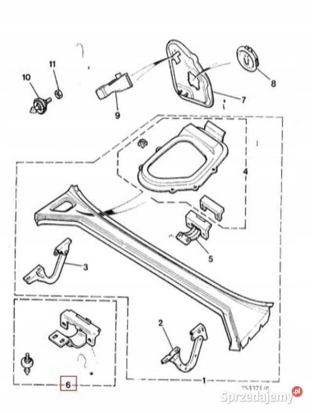 UCHWYT MOCOWANIE JAGUAR XJ6 XJ12 29 32 36 40 Akumulatory