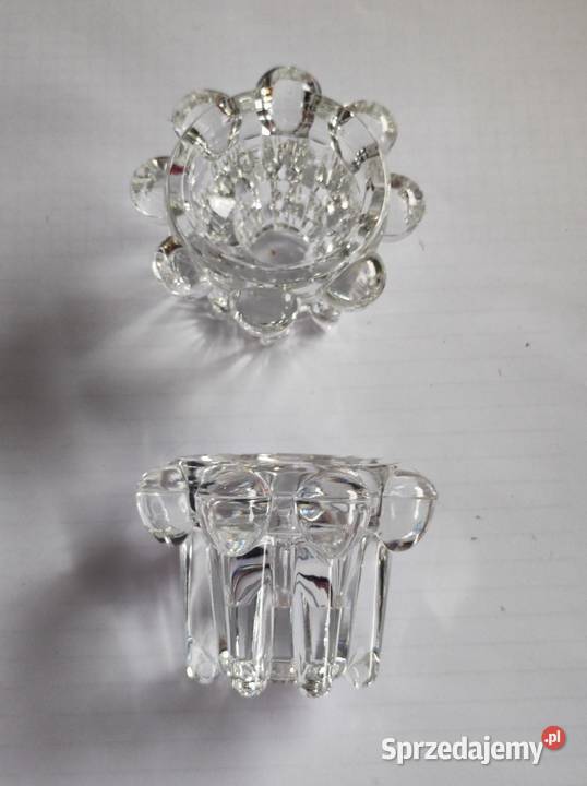 kryształowy świecznik ozdobny vintage francuski świętokrzyskie Kielce