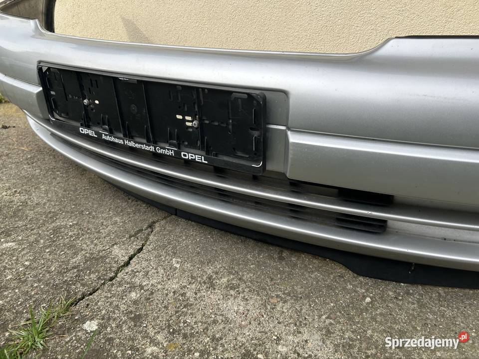 Zderzak przedni Opel astra g z147 srebrny kujawsko-pomorskie Grudziądz