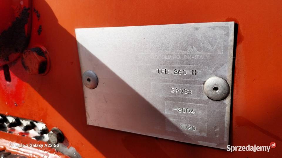 Kosiarka bijakowa OMARV 260 szer 26m śląskie Przymiłowice