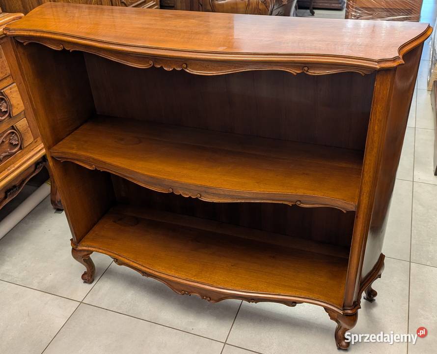 Włoska szafkaregałwitryna orzechsklep Dąbrowa Dąbrowa Górnicza