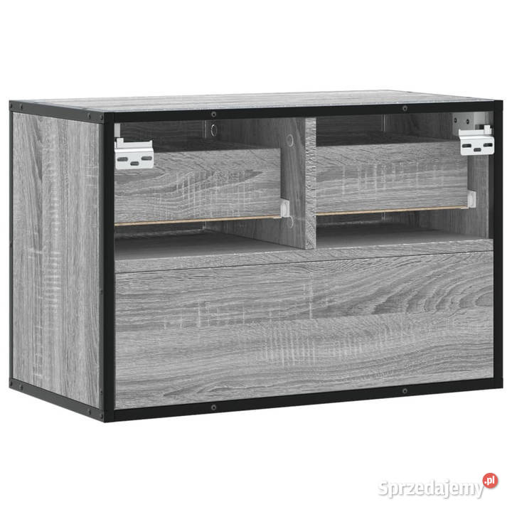 Szafka pod telewizor szary dąb sonoma 60x31x395 RTV Warszawa