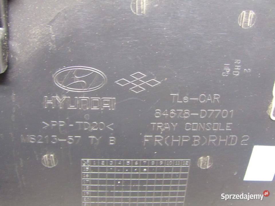 TUNEL ŚRODKOWY PODŁOKIETNIK SKÓRZANY HYUNDAI osobowe lubelskie sprzedam