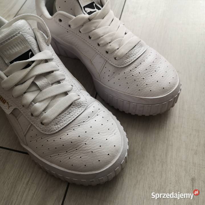 białe sneakersy skórzane puma skóra mazowieckie Warszawa