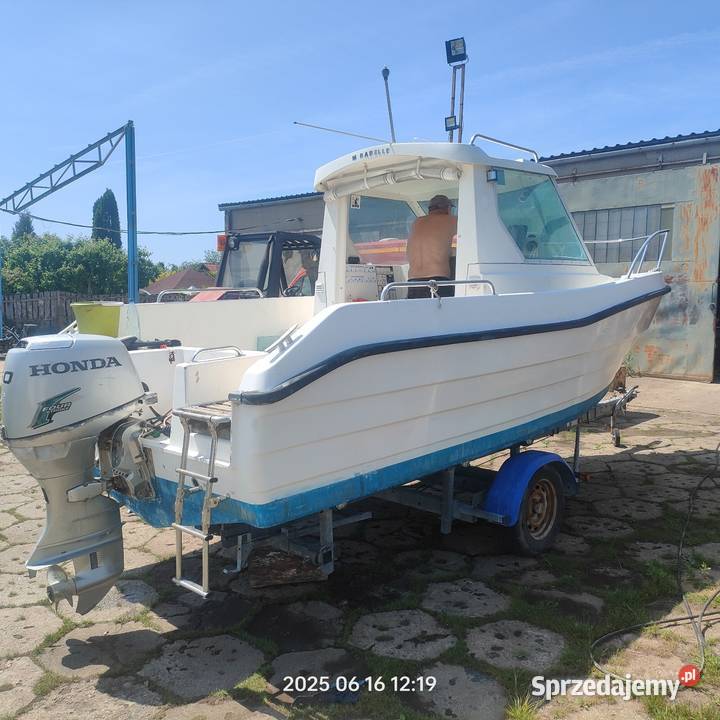 Łódź motorowa clear liner 595 honda 50 czyeros Pozostałe Hajnówka