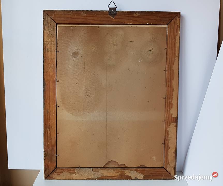 Stara grafika Paderewski i Dmowski Traktat Dąbrowa Górnicza