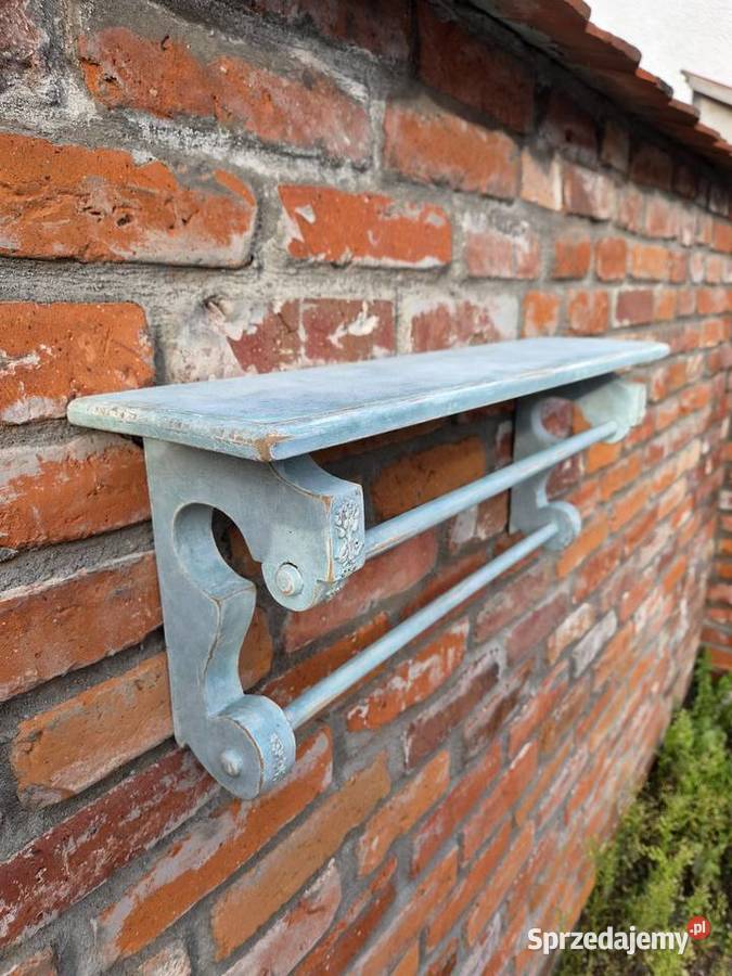 Stara ludowa półka w stylu shabby chic Szczecinek