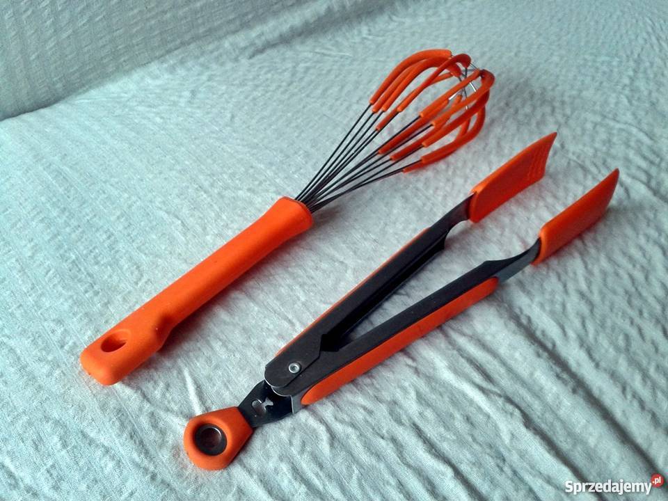 Silikonowe Łopatki Kuchenne Pomarańczowe NOWE Sosnowiec