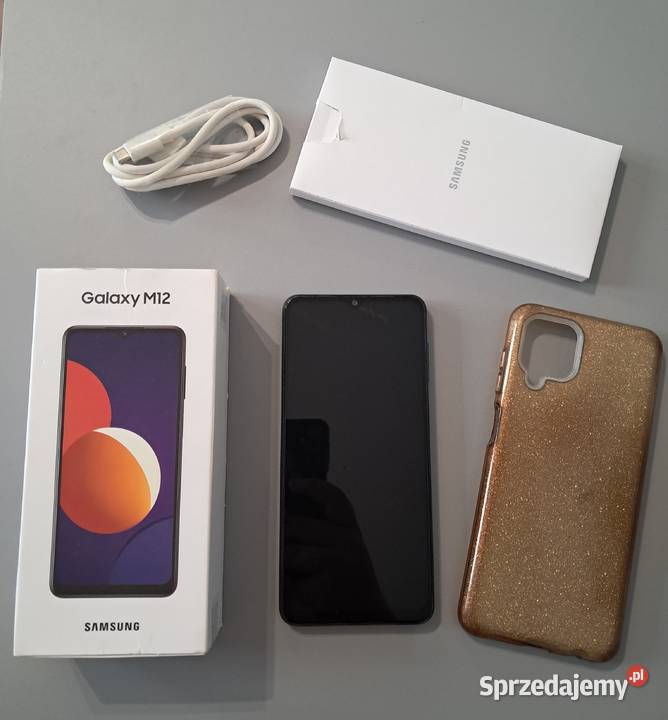 Samsung Galaxy M12 Black 64GB/4GB + gratisy