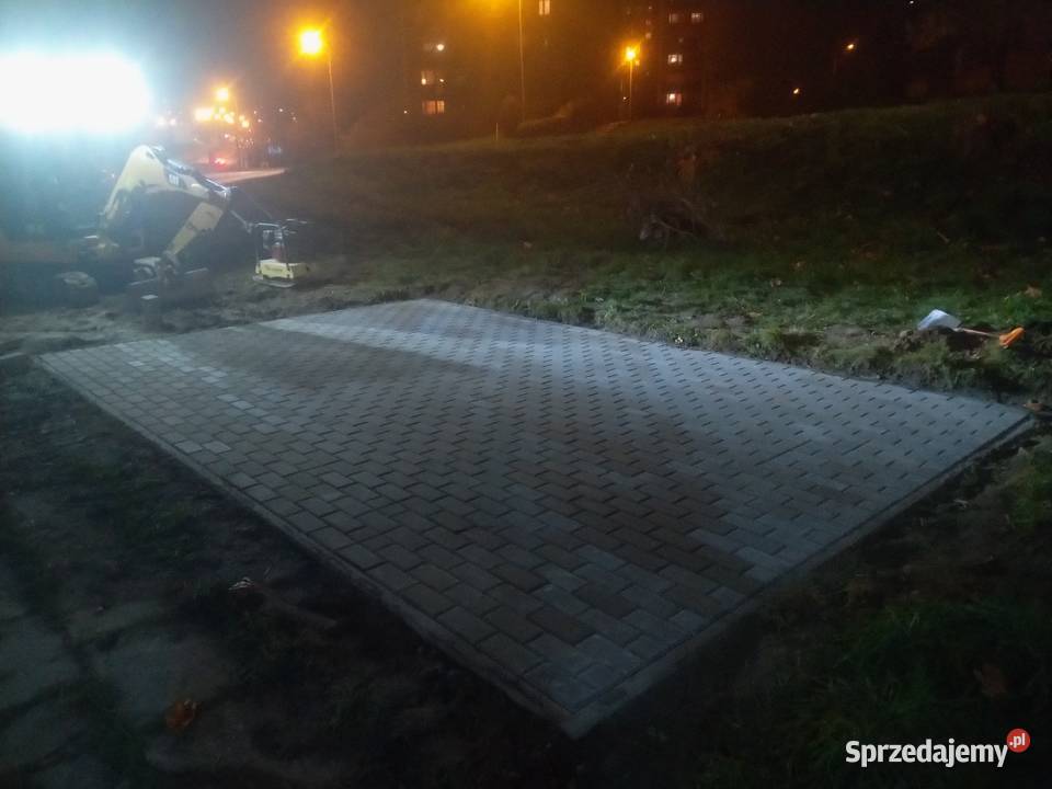 Kompleksowe układanie kostki brukarstwo Żory usługi budowlane