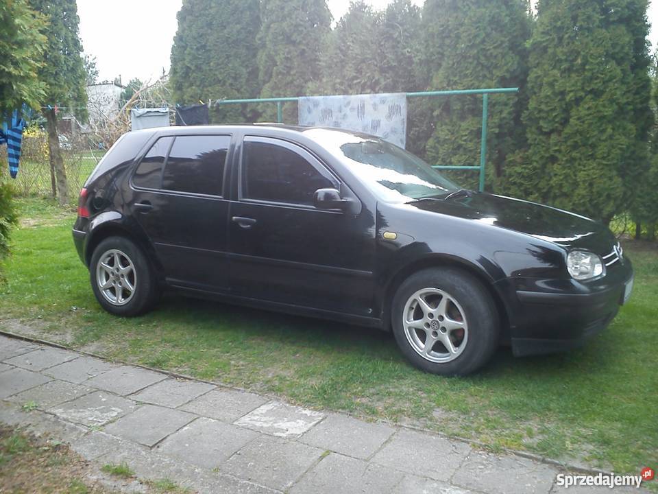 VW GOLF 14 Czarny przyciemniane szyby Łuków sprzedam