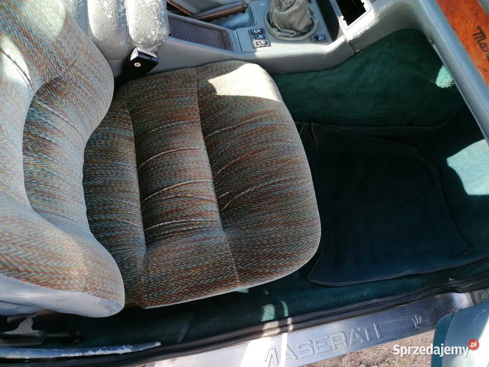 Maserati 425 biturbo limuzyna manualna Biała