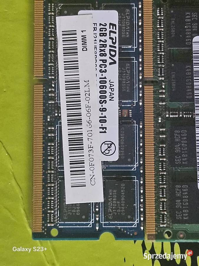 Pamiec RAM 2 GB 2 Aleksandrów Łódzki sprzedam