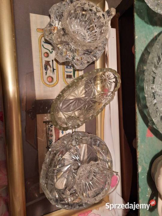 Zestaw kryształów PRL Pruszcz Gdański