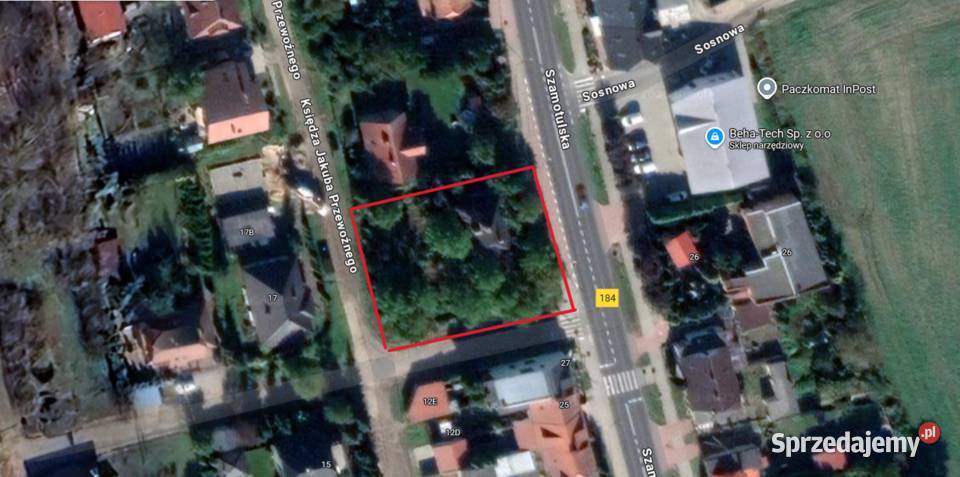 duża działka narożnikowa w Cerekwicy woda Cerekwica