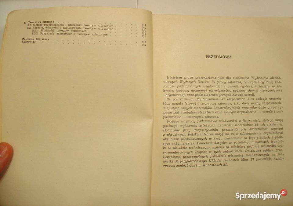Metaloznawstwo Zofia Wendorff WNT 1972 Łódź