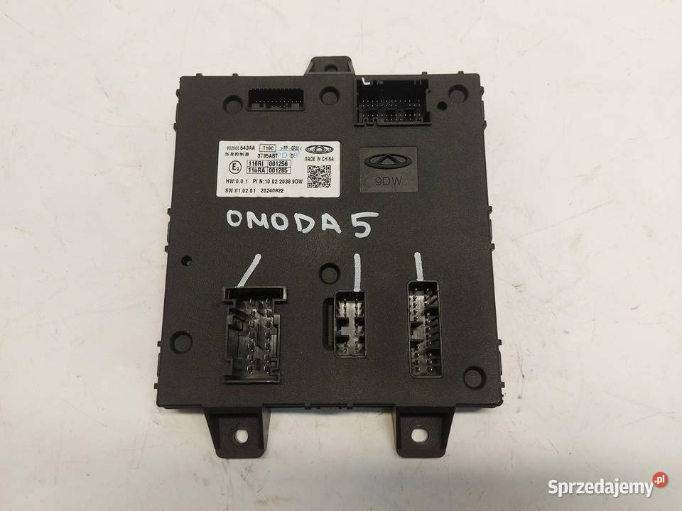 Chery Omoda 5 2024r moduł sterownik komfortu osobowe Komputery
