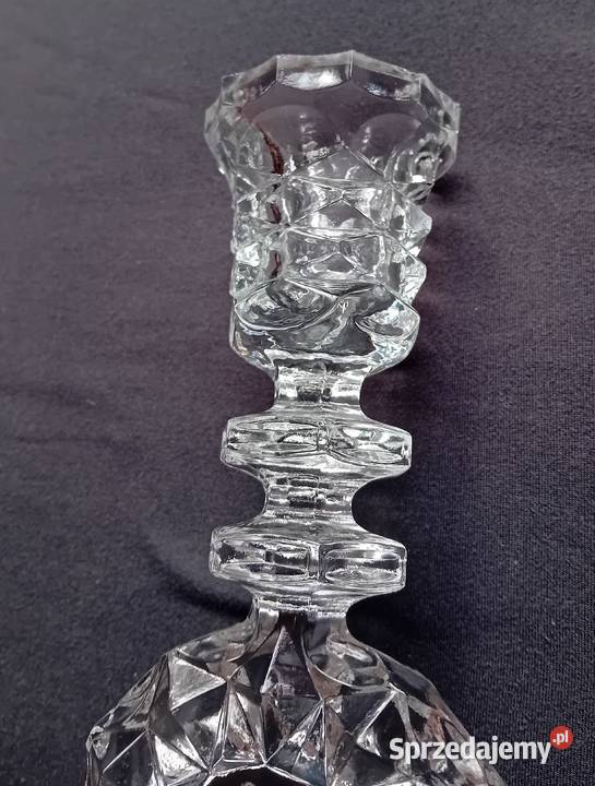 Świecznik kryształowy z CCCP lata 70e XX w Koźminek