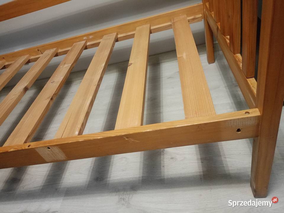 Łóżko drewniane pojedyncze bez materaca Łóżka Bochnia