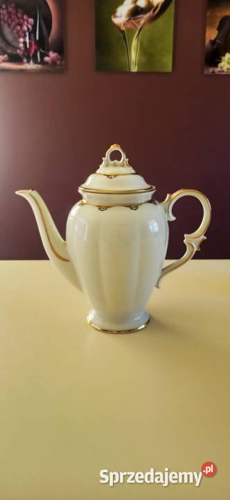 Oryginalna porcelana Giesche serwis kawowy Porcelana i szkło