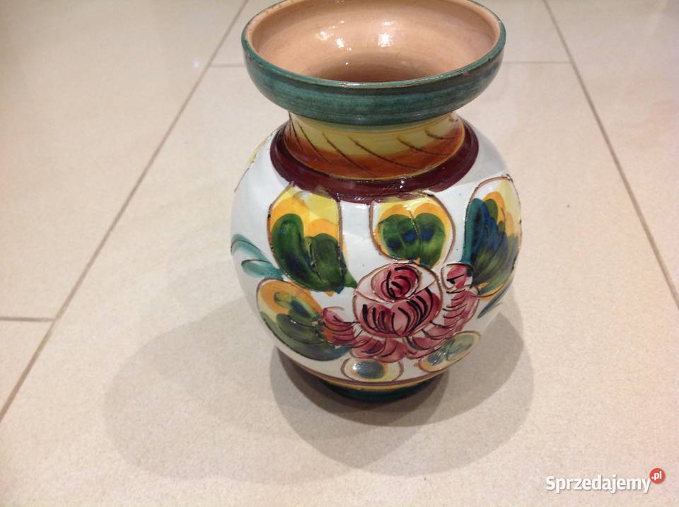 Wazon Ceramiczny Ręcznie Malowany Wazony