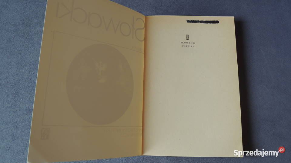 Książka Kordian Juliusz Słowacki Białystok