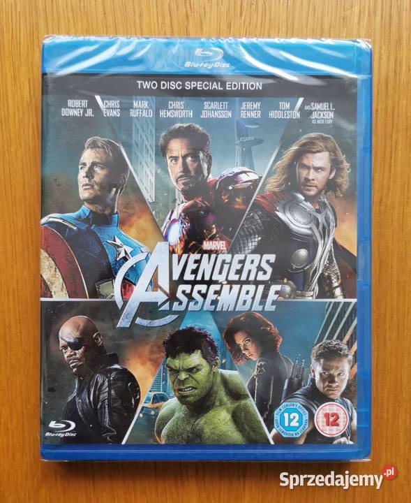 Avengers Assemble 2 Disc Special Edition 2x edycja limitowana Filmy Parzęczew