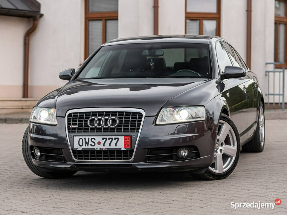 Audi A6 Limousine SLine Plus 24i V6 177 Super szary Samochody osobowe Zwoleń