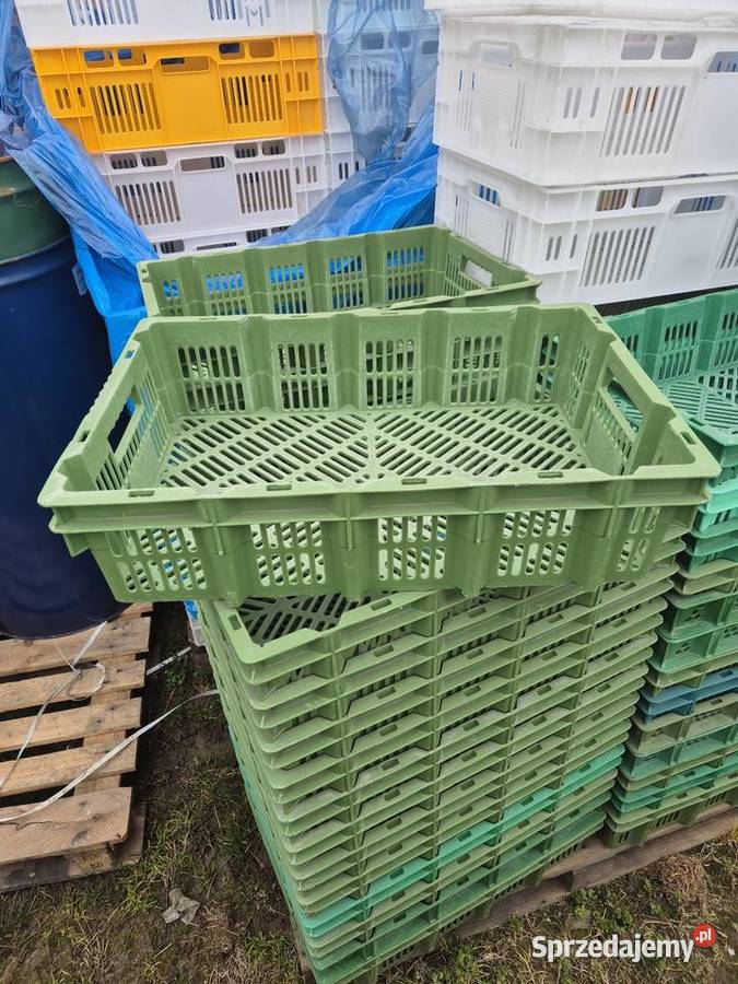 Skrzynki paczki plastikowe 60x40x14 mocne Kompostowniki Nowy Sącz sprzedam