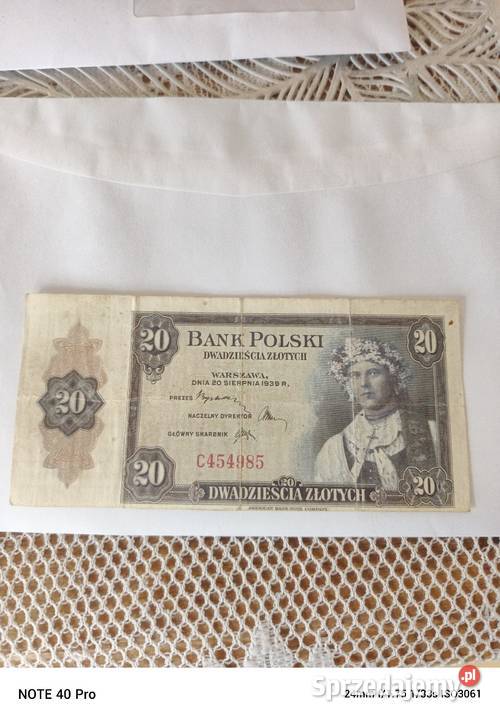 Sprzedam banknot lubelskie Biała Podlaska