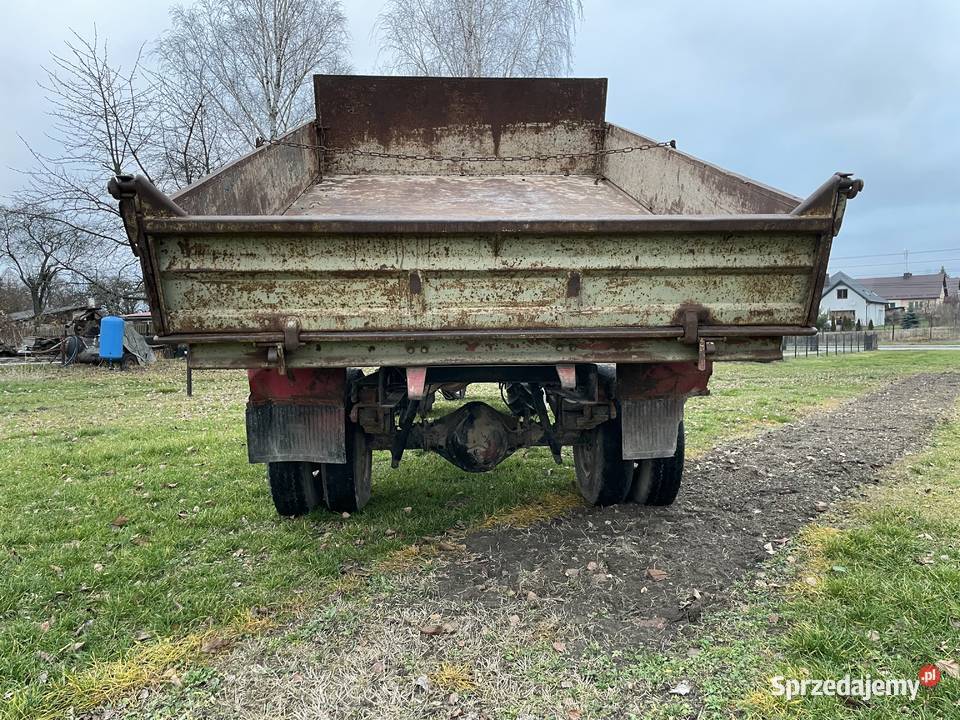 Przyczepa jednoosiowa Meiller Kipper wywrotka nieuszkodzony Ożarów