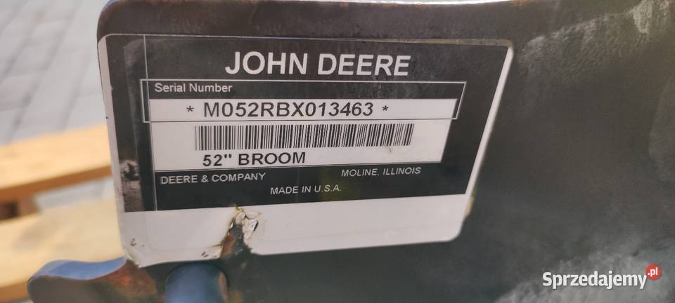 Zamiatarka John Deere 130 Milicz