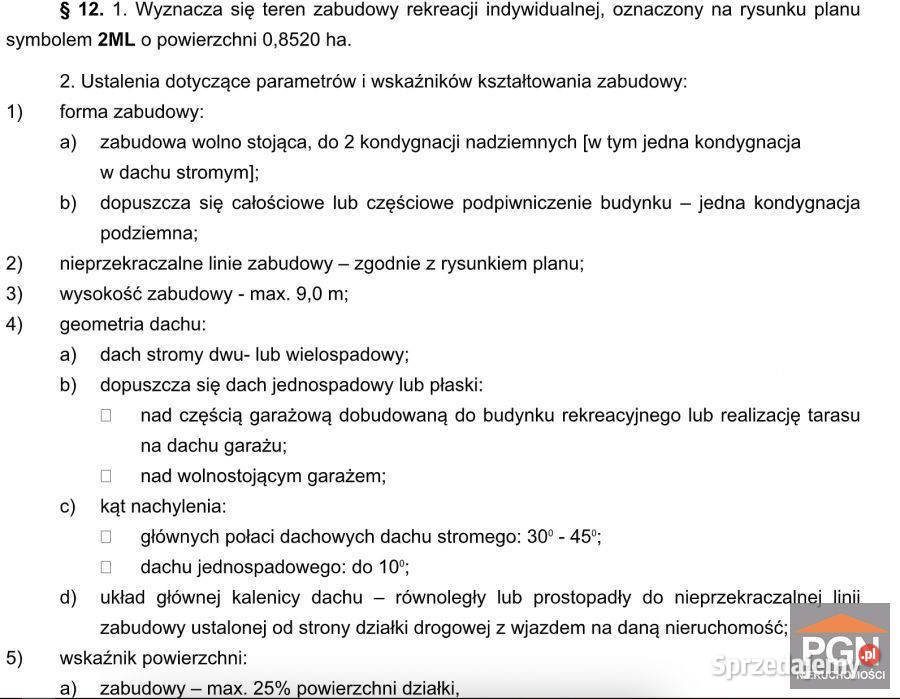 Grunt Domysłów 810m 23m sprzedam