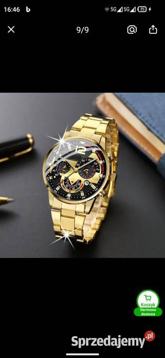 Zegarek z mechanizmem kwarcowym Męskie Męskie mazowieckie