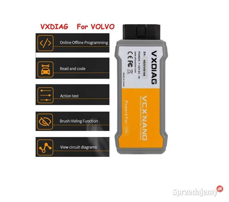 VXDIAG VCX NANO Interfejs Volvo Dice do 2022
