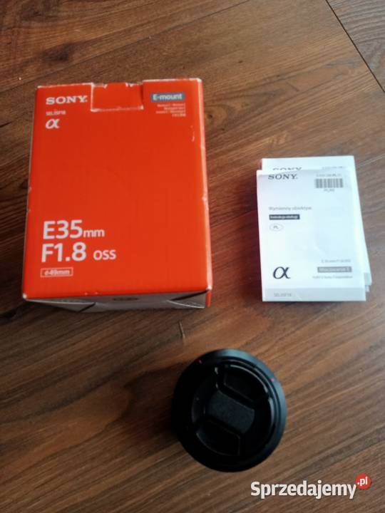 Obiektyw Sony Alpha SEL35F18 E35 F18 OSS Emount