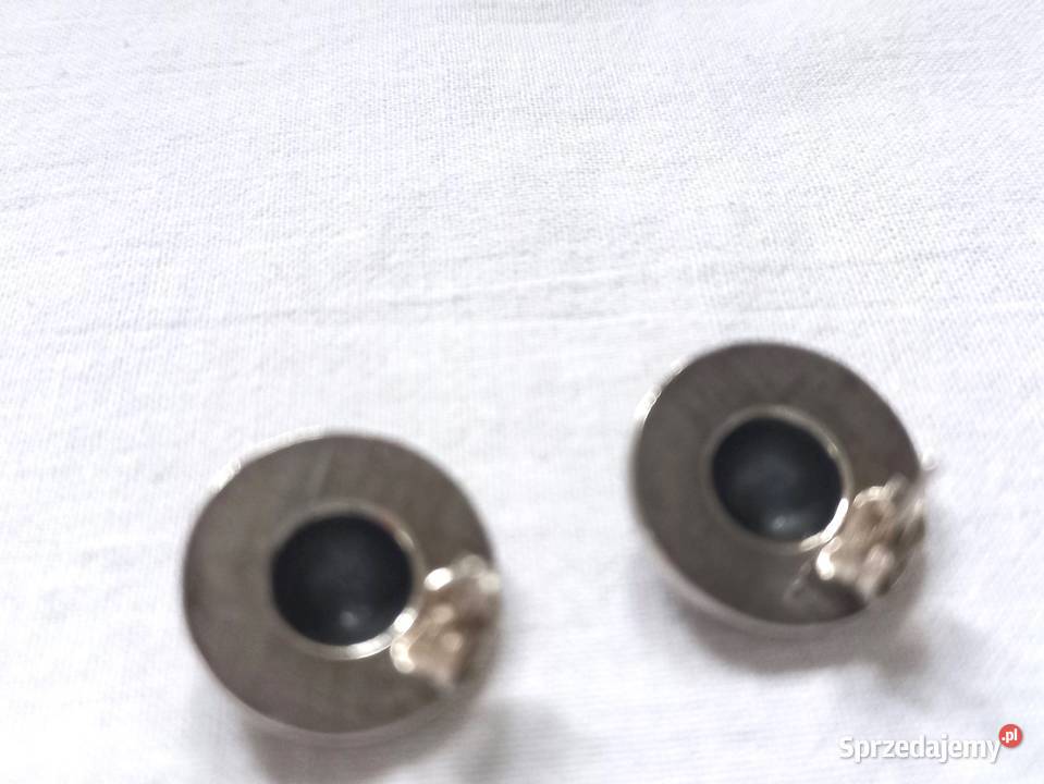 Kolczyki srebrne Sztyft oksydowane aż 8 g NOWE Moda i Styl Białystok sprzedam