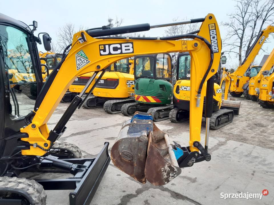 JCB 8026 2023R KOPARKA GĄSIENICOWA 8025 8030 CAT pełny VAT Koparki Krotoszyn
